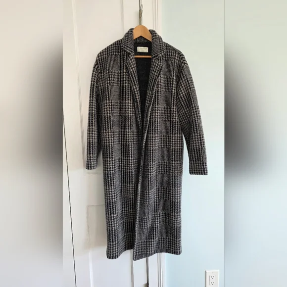 Z SupplyZ Supply Mason Houndstooth Coat, XS - Picture 1 of 10